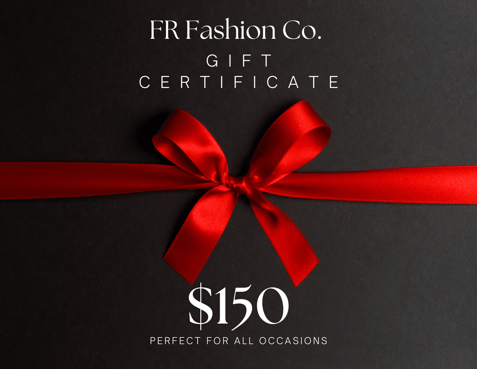 FR Fashion Co. Gift Card – The Perfect Gift for Every Occasion