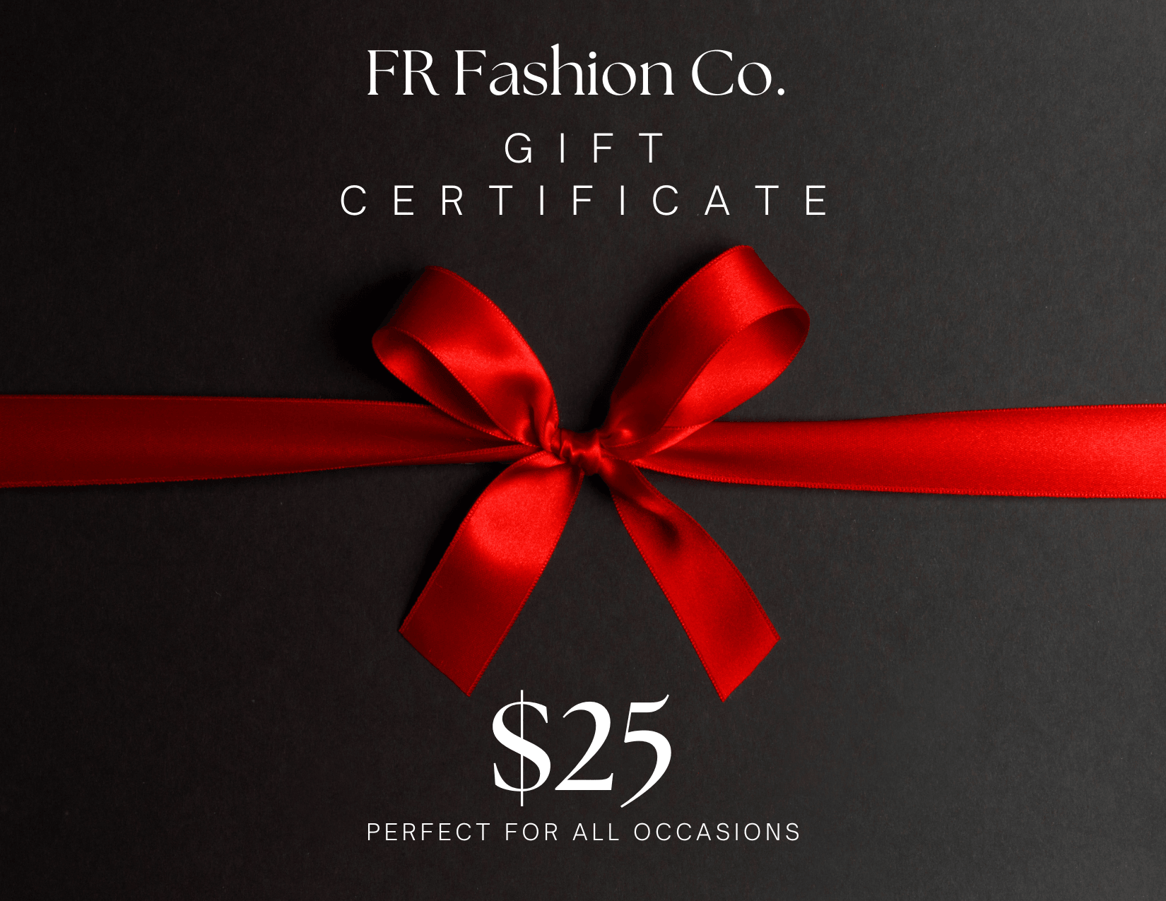FR Fashion Co. Gift Card – The Perfect Gift for Every Occasion