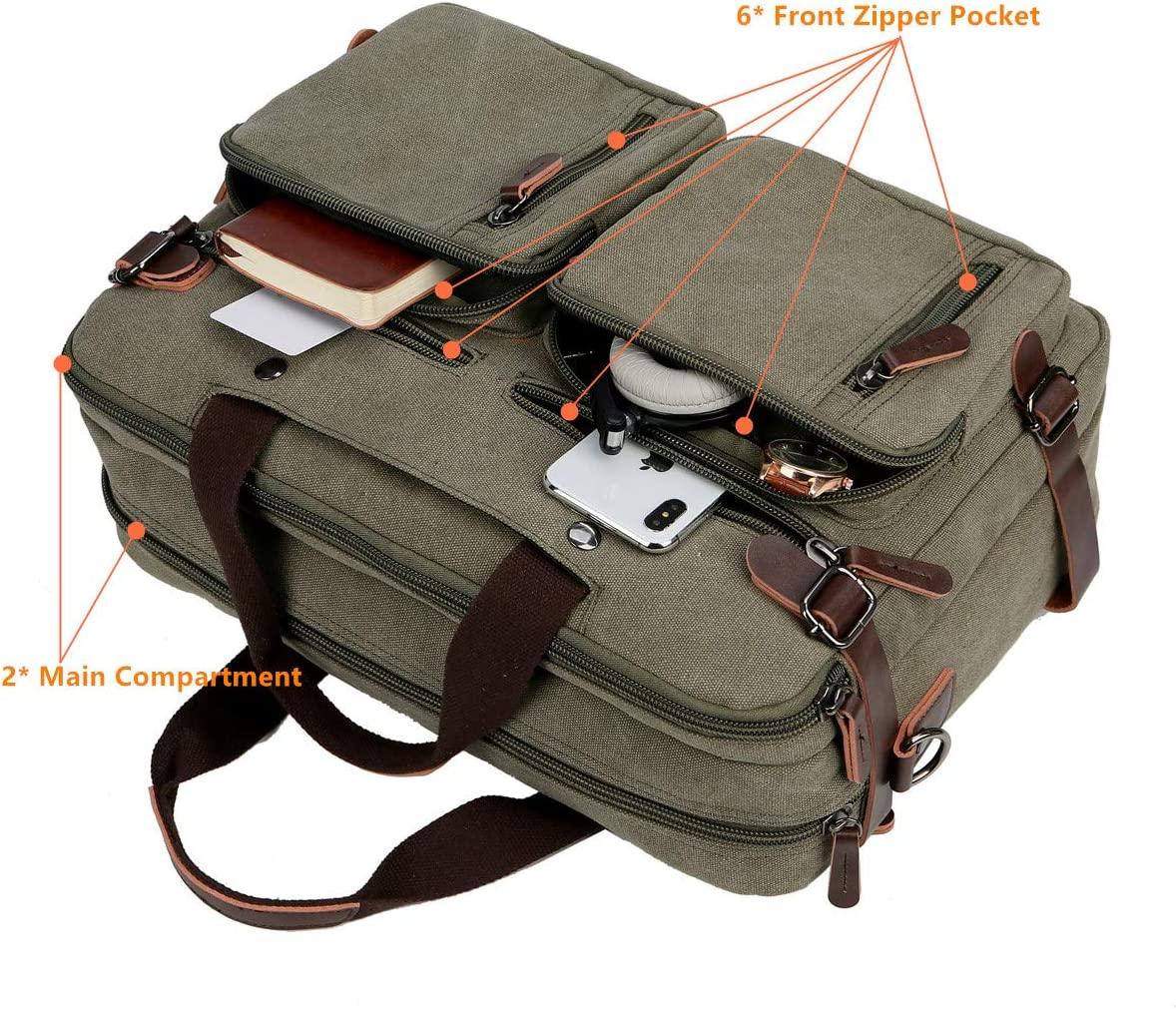 FR Fashion Co. 17" Convertible Briefcase Backpack - FR Fashion Co.
