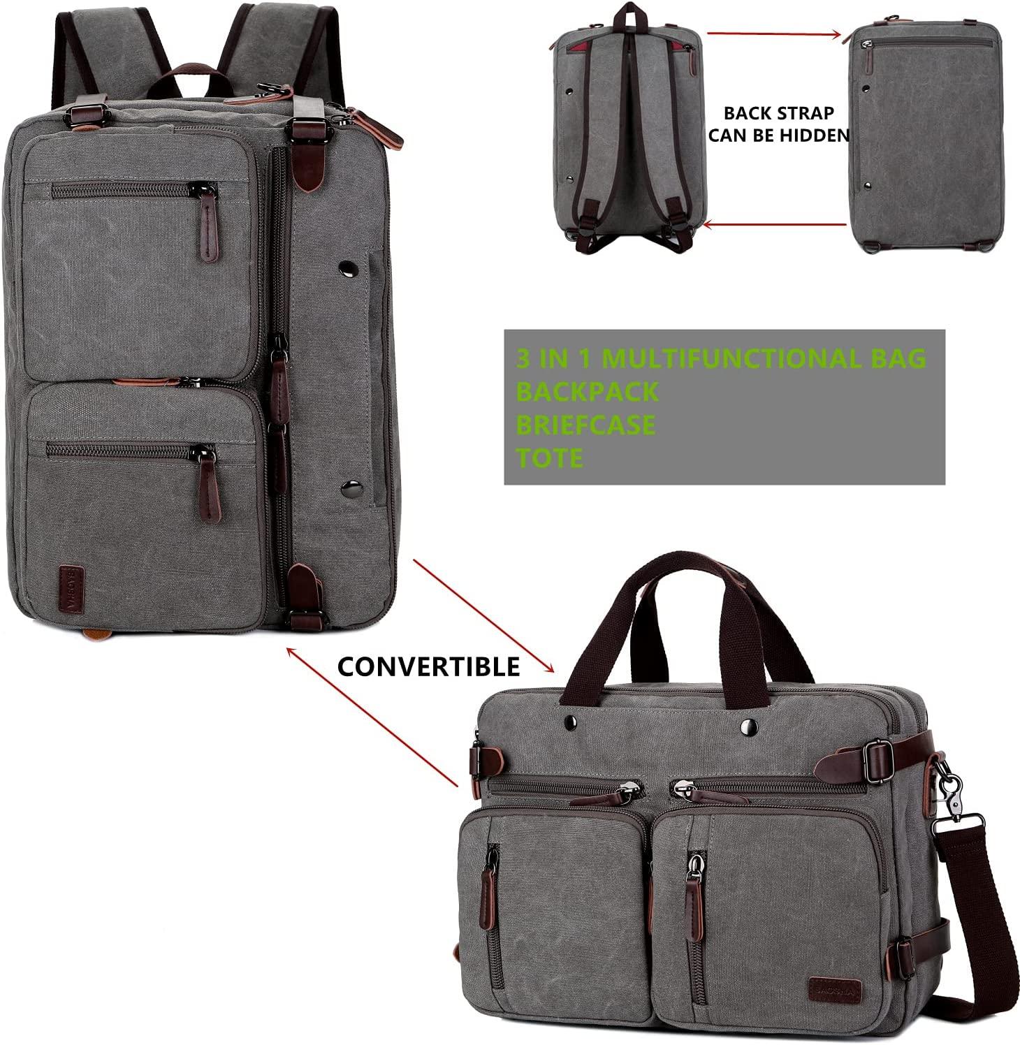 FR Fashion Co. 17" Convertible Briefcase Backpack - FR Fashion Co.