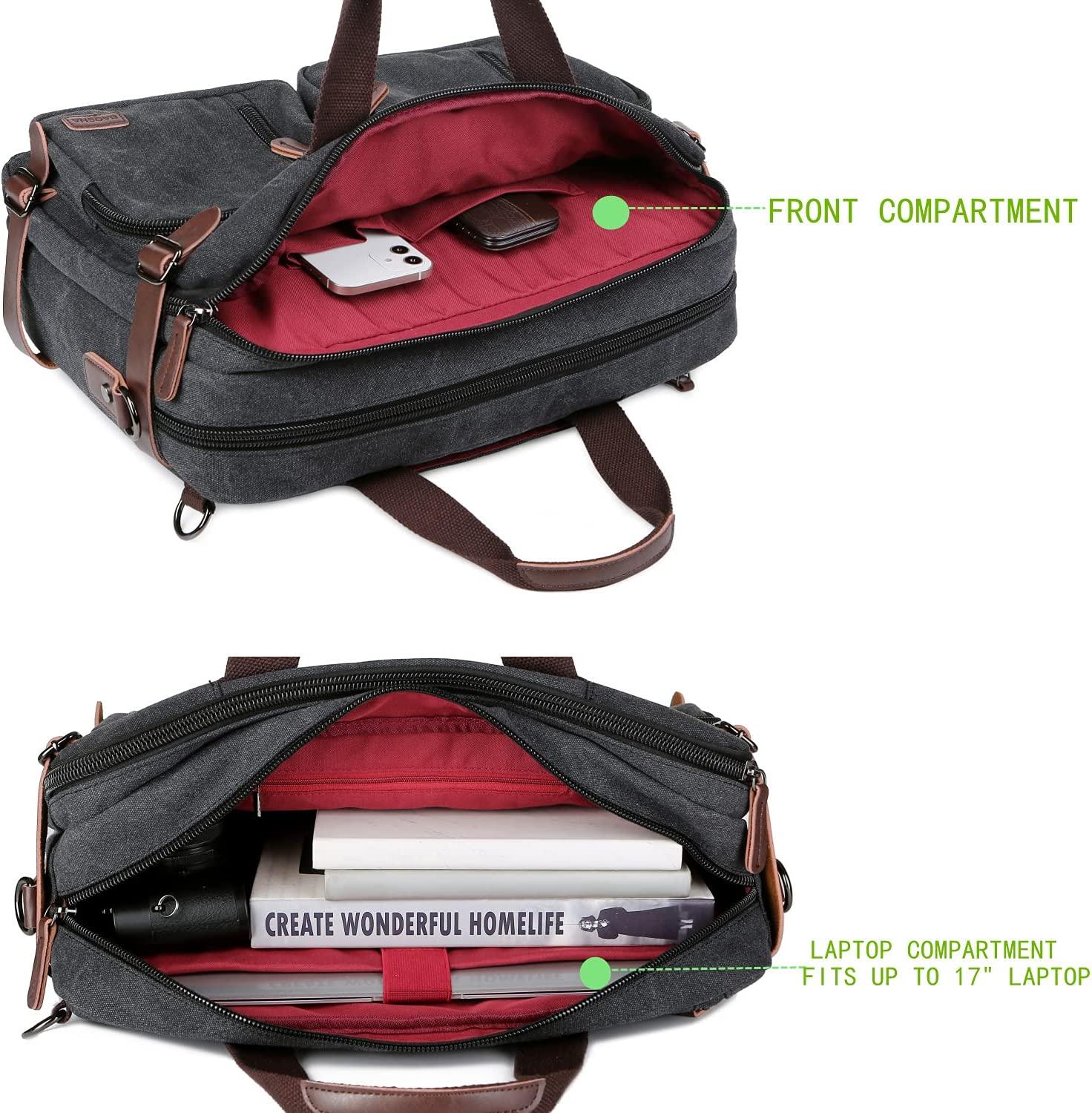 FR Fashion Co. 17" Convertible Briefcase Backpack - FR Fashion Co.