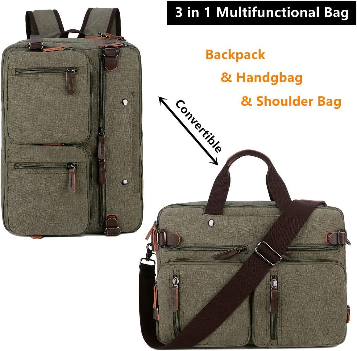FR Fashion Co. 17" Convertible Briefcase Backpack - FR Fashion Co.