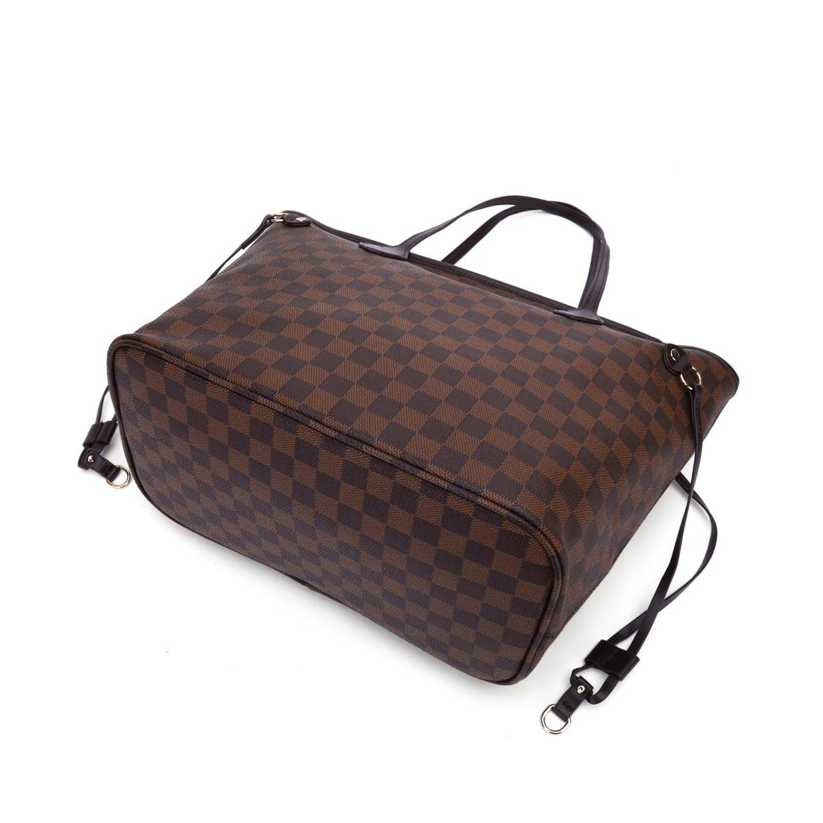 FR Fashion Co. 17" Women's Checkered Shoulder Bag - FR Fashion Co.