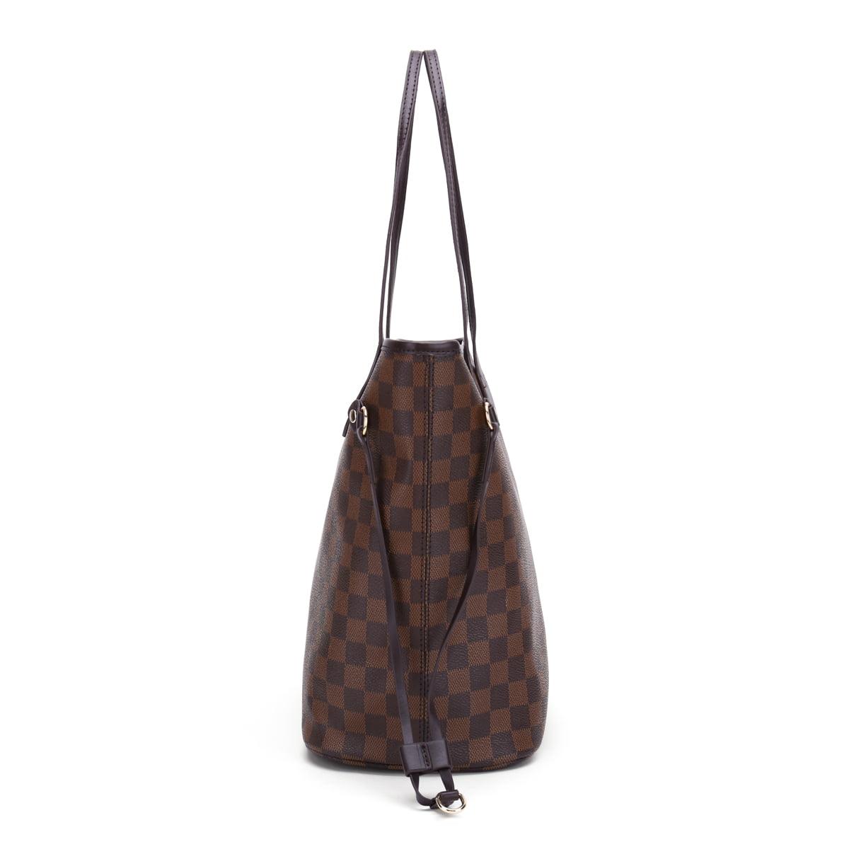 FR Fashion Co. 17" Women's Checkered Shoulder Bag - FR Fashion Co.