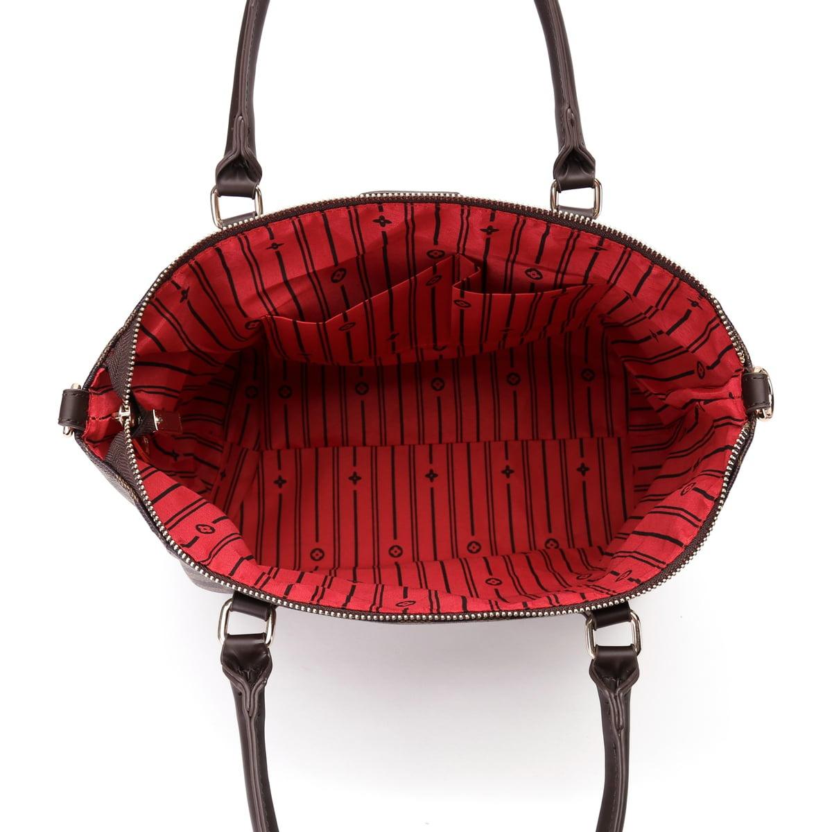 FR Fashion Co. 17" Women's Checkered Tote Shoulder Bag - FR Fashion Co.