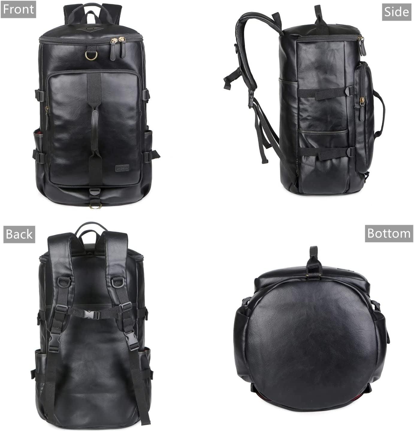 FR Fashion Co. 20" Men's Versatile Leather Duffel Bag - FR Fashion Co.