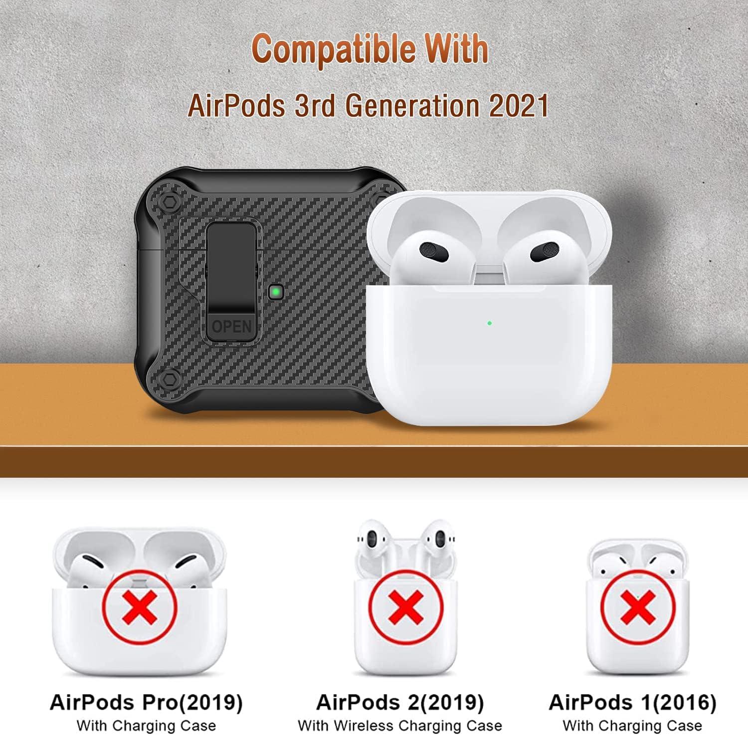 FR Fashion Co. Automatic Secure Lock Clip AirPods Pro Case Cover - FR Fashion Co.