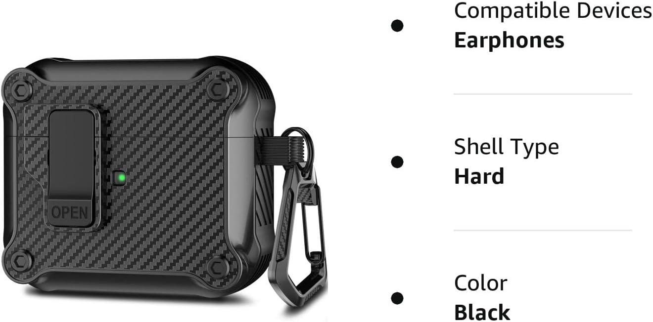 FR Fashion Co. Automatic Secure Lock Clip AirPods Pro Case Cover - FR Fashion Co.