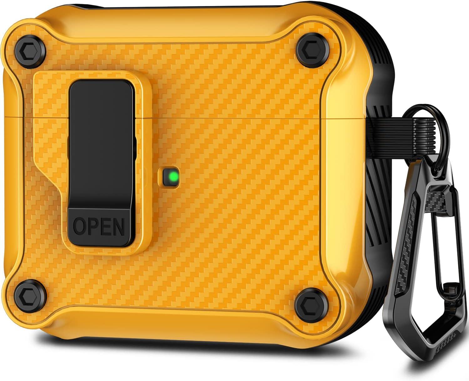 FR Fashion Co. Automatic Secure Lock Clip AirPods Pro Case Cover - FR Fashion Co.