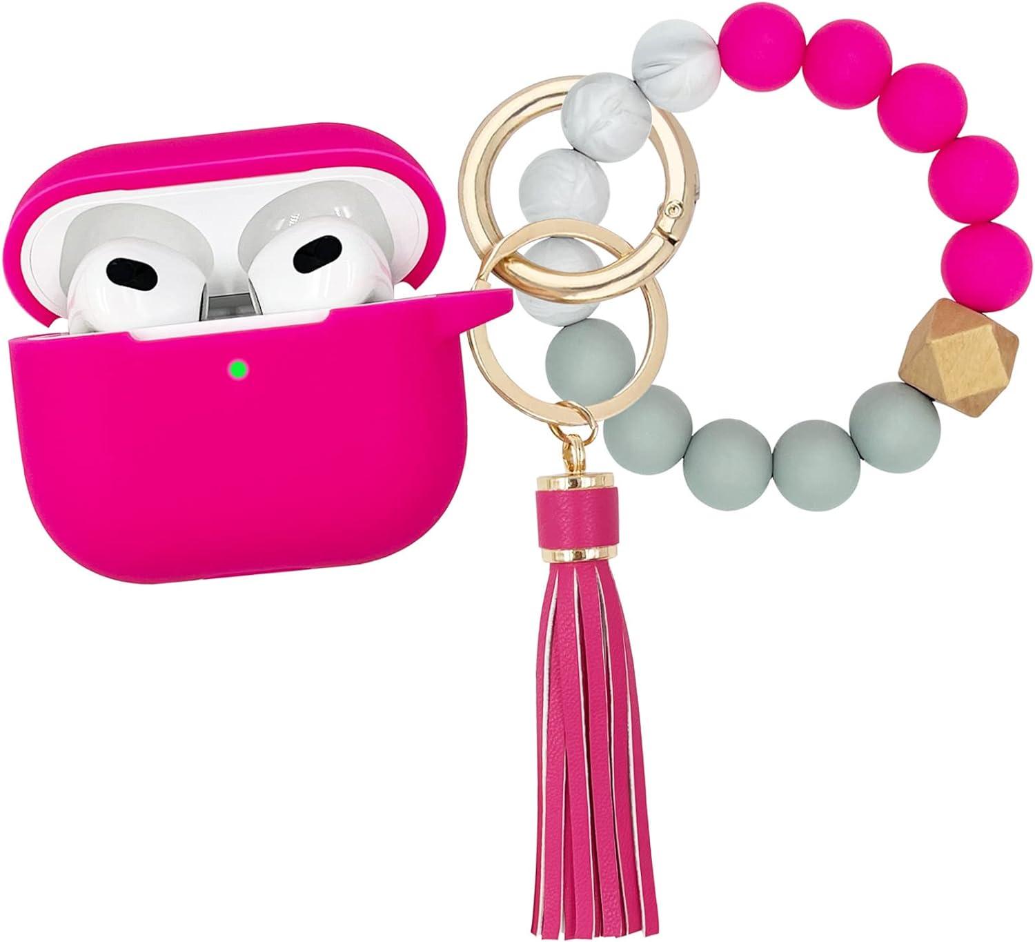 FR Fashion Co. Silicone AirPods Pro Case Cover with Bracelet Keychain - FR Fashion Co.