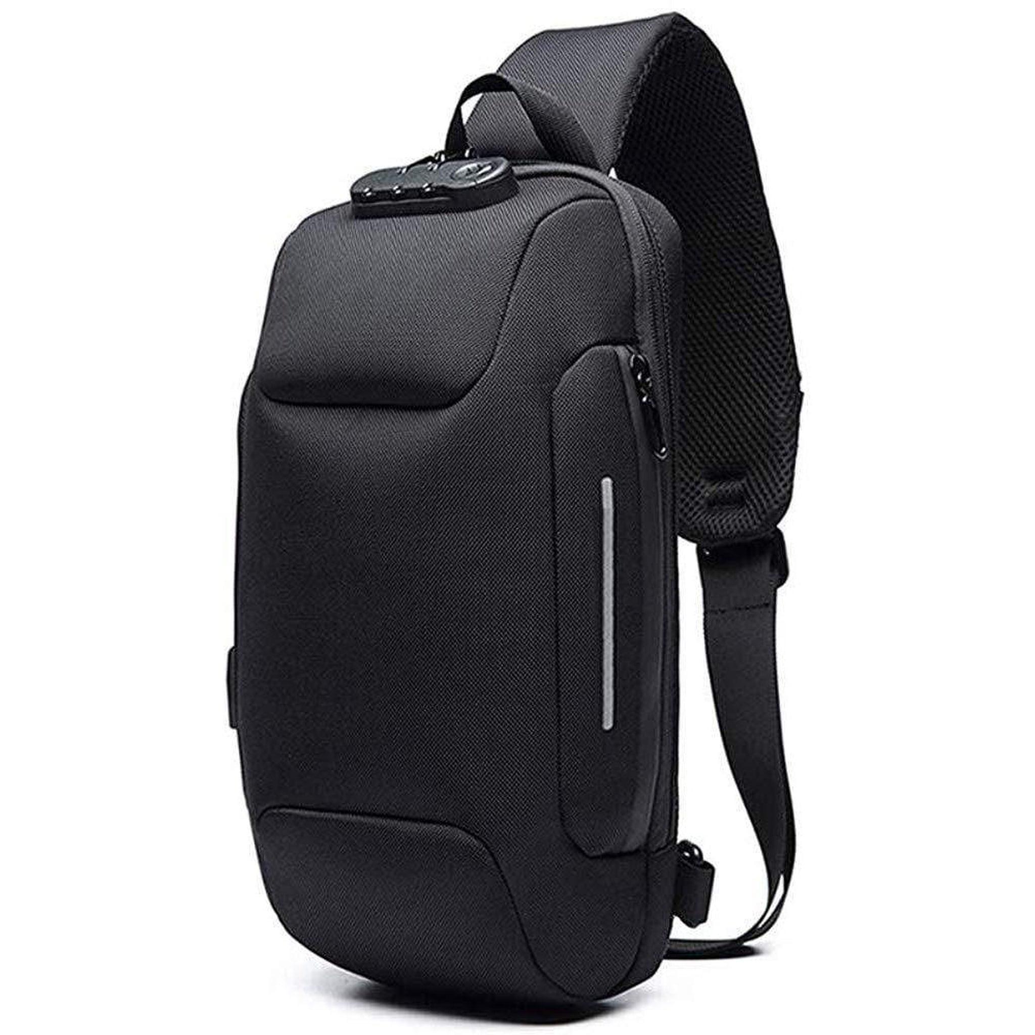 FR Fashion Co. 13" Men's Functional Anti-Theft Crossbody Sling Bag - FR Fashion Co.