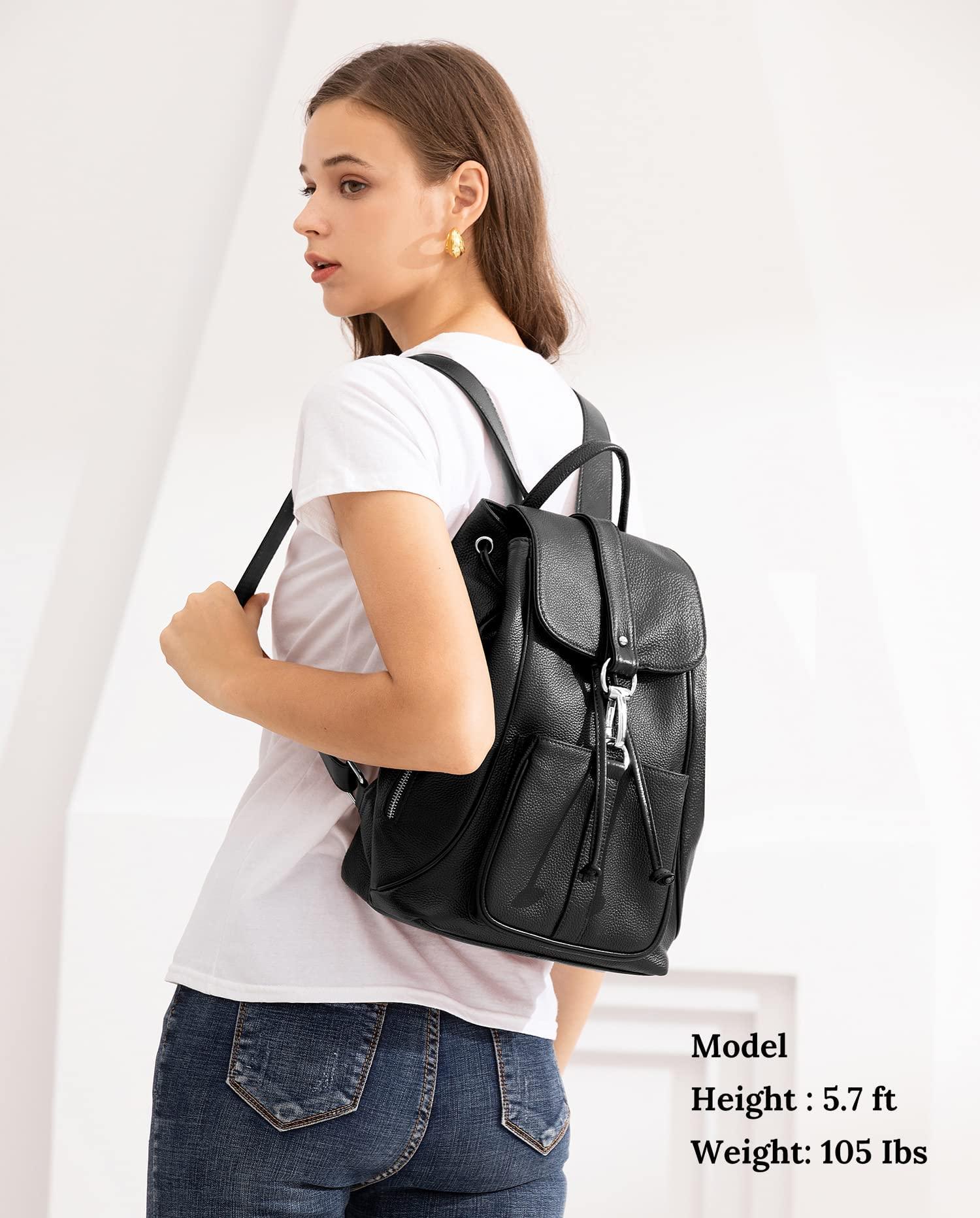 FR Fashion Co. 14" Genuine Leather Backpack - FR Fashion Co.
