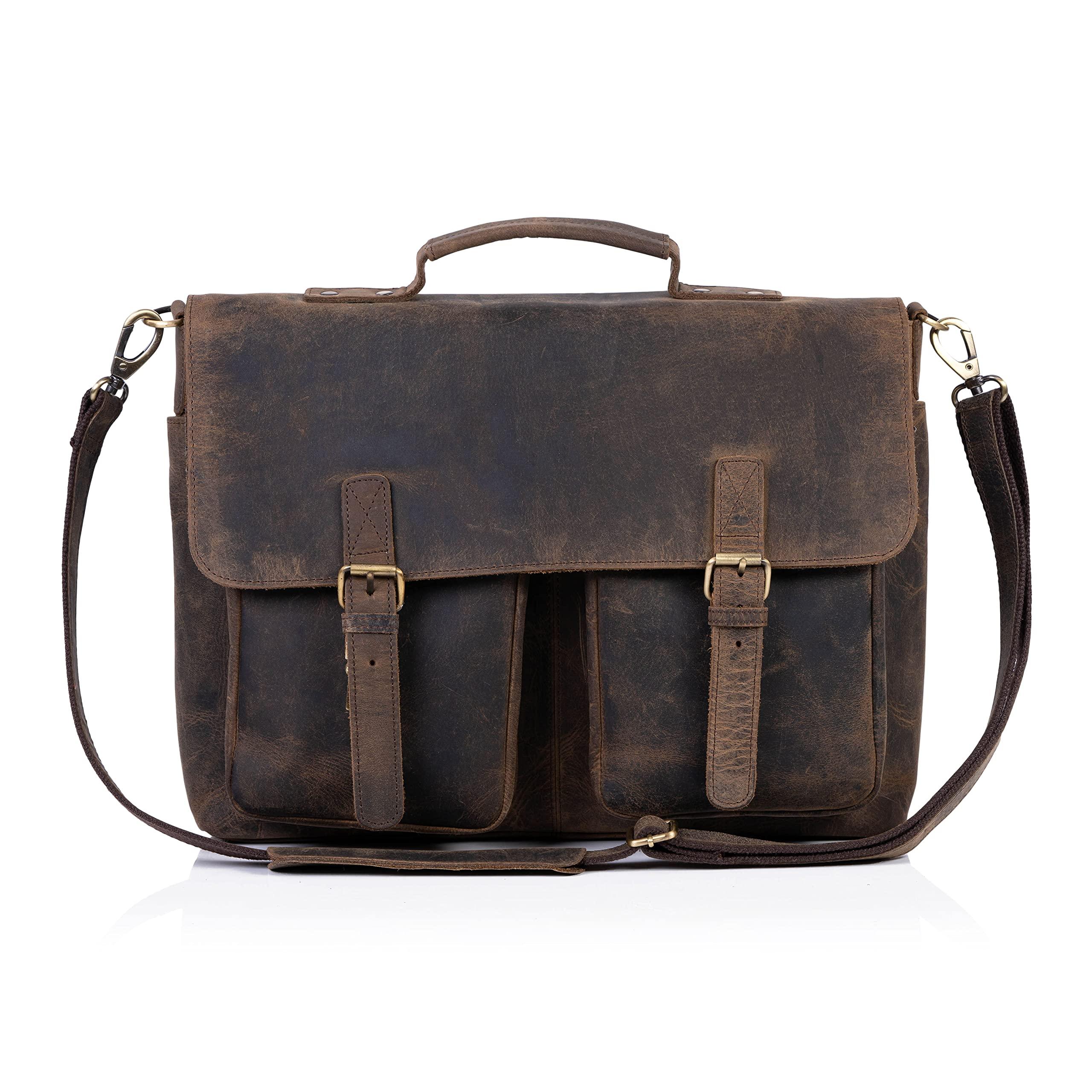 Practical Design Leather Messenger Bag - FR Fashion Co.