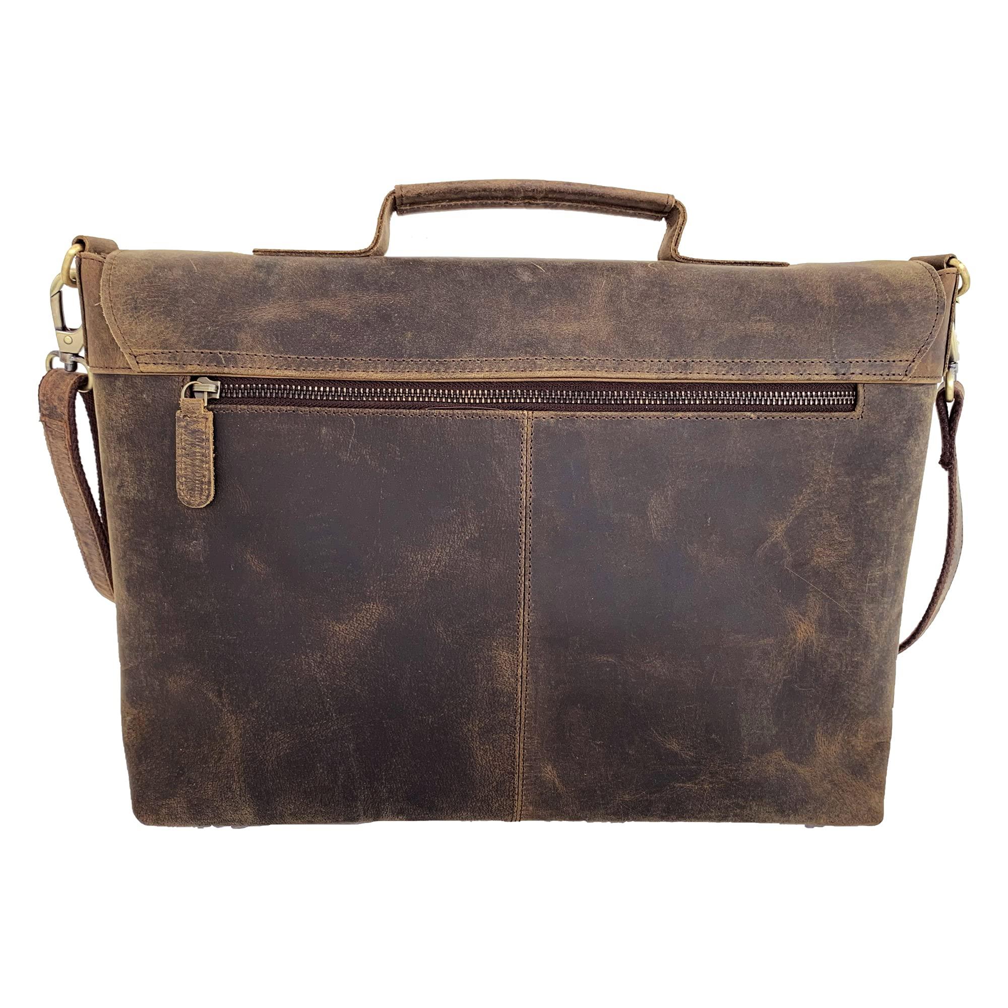 Practical Design Leather Messenger Bag - FR Fashion Co.