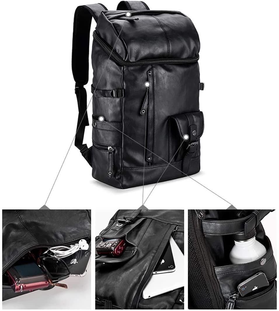 Durable Multifunctional Pure Leather Backpack - FR Fashion Co.