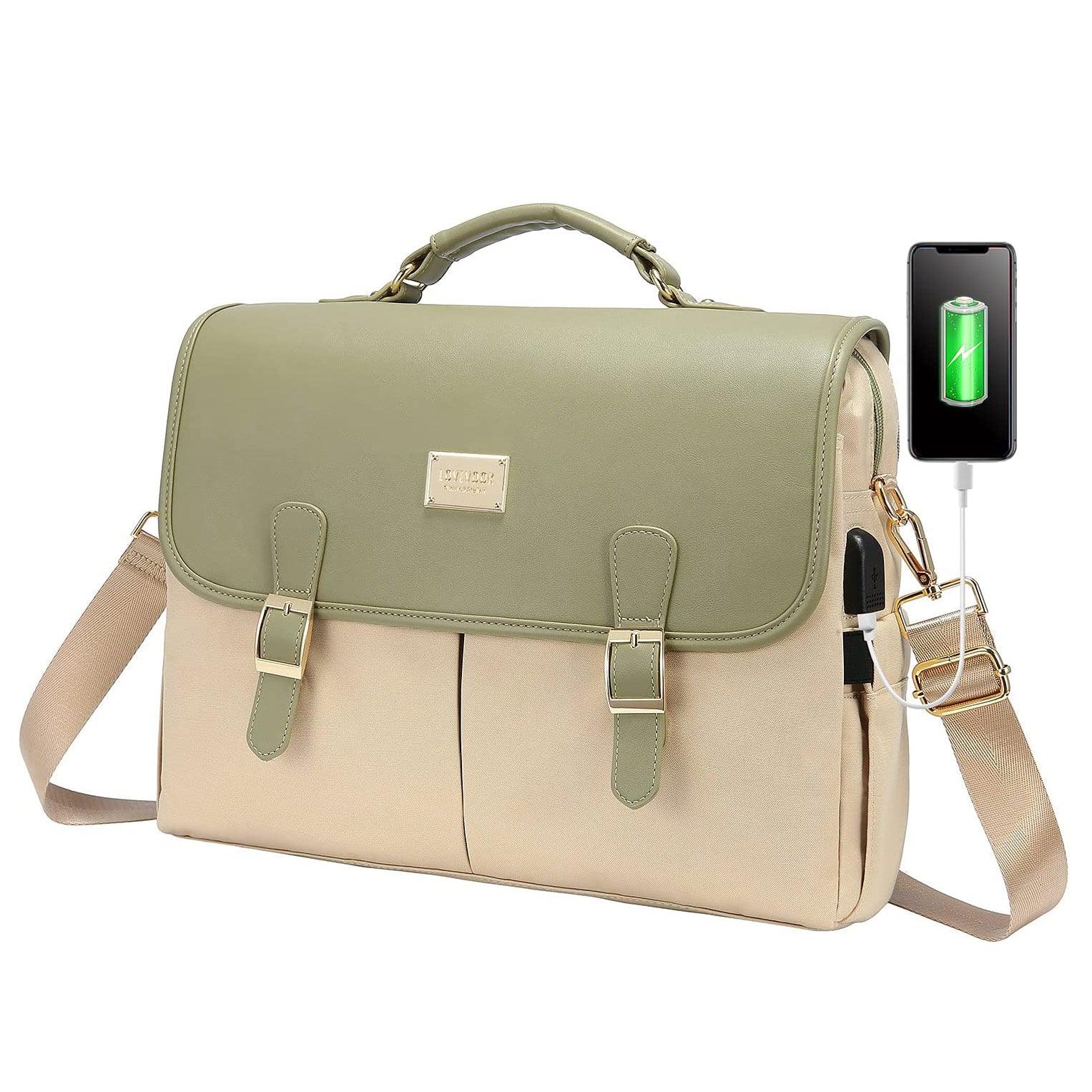 Classic Design Pure Leather Messenger Bag - FR Fashion Co.