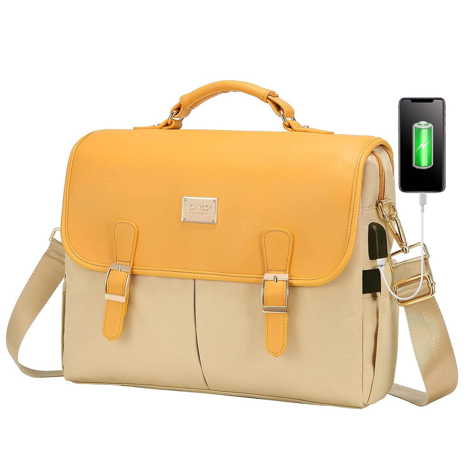 Classic Design Pure Leather Messenger Bag - FR Fashion Co.