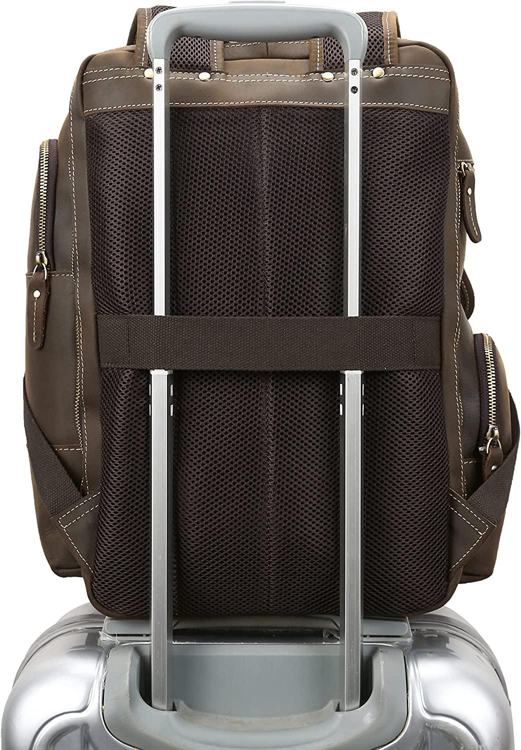 Men's Genuine Leather Backpack - FR Fashion Co.