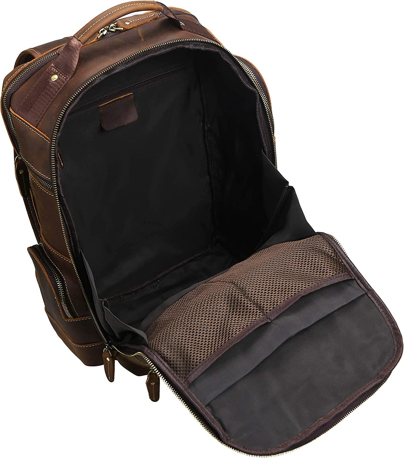 Men's Genuine Leather Backpack - FR Fashion Co.