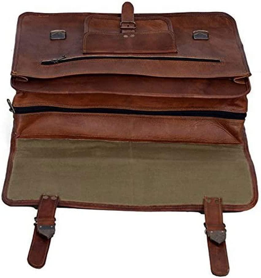 Modern Leather Satchel Messenger Bag - FR Fashion Co.