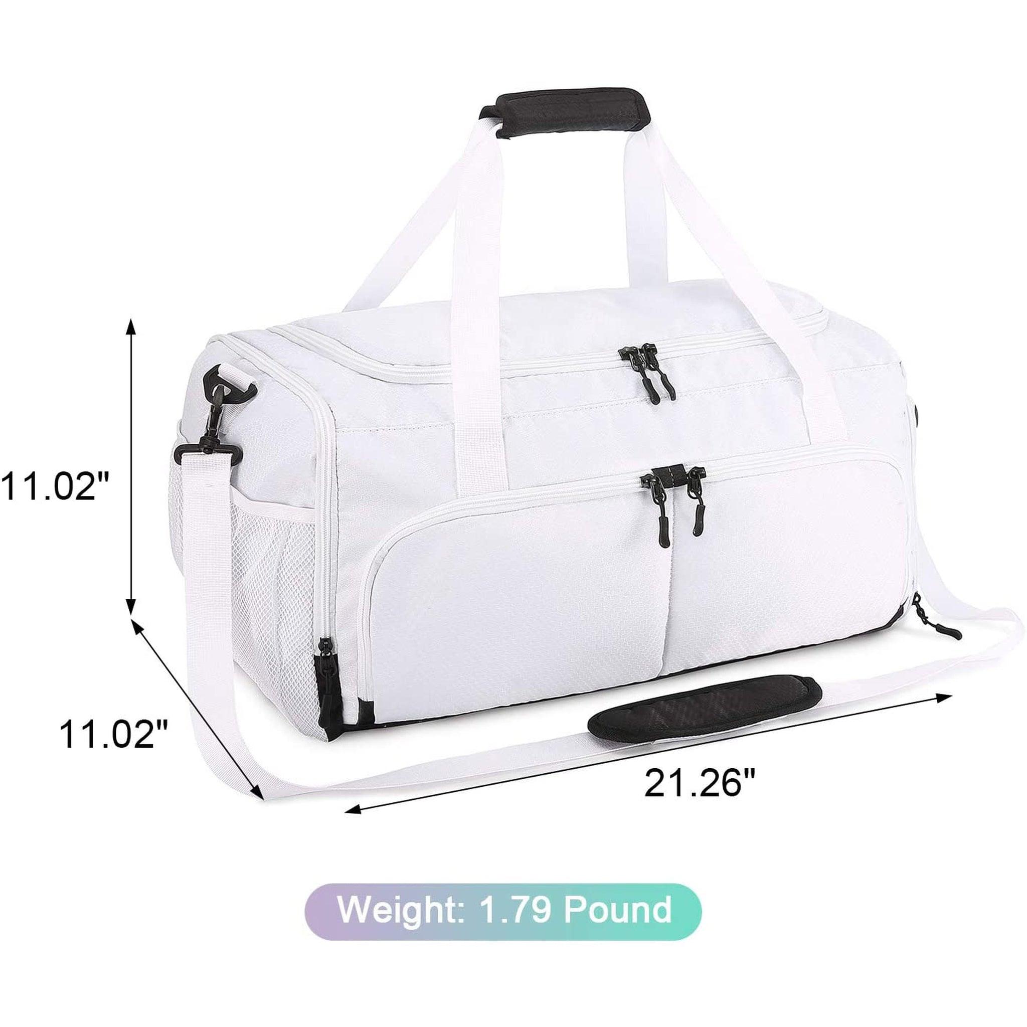 Duffle Bag 21 inch Lightweight with Built-In Wet Pocket - FR Fashion Co.