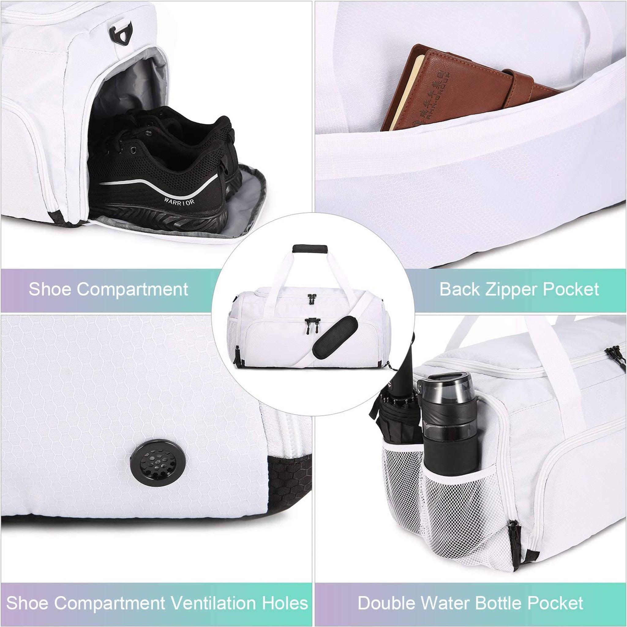 Duffle Bag 21 inch Lightweight with Built-In Wet Pocket - FR Fashion Co.