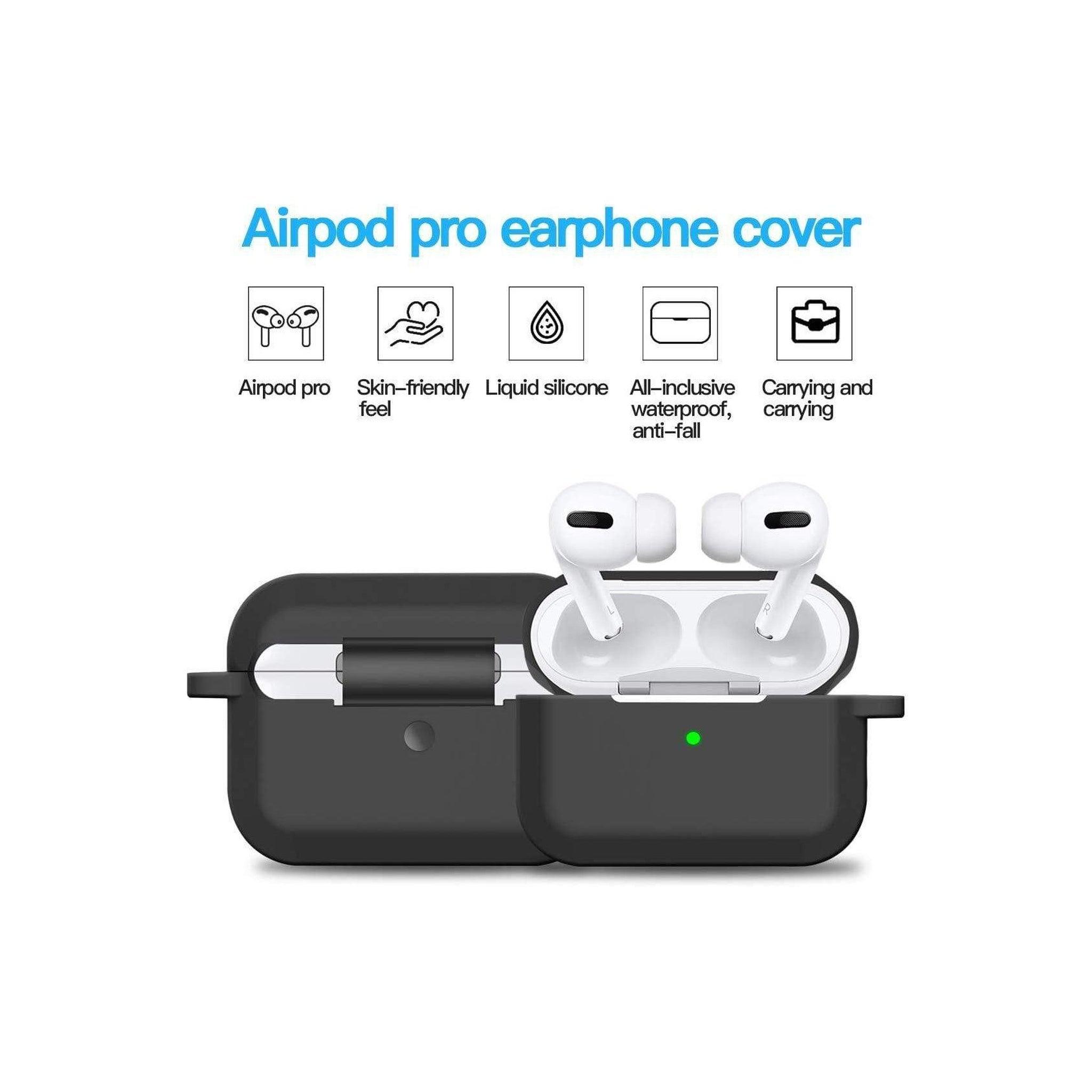FR Fashion Co. Silicone AirPods Case Cover with Keychain - FR Fashion Co.