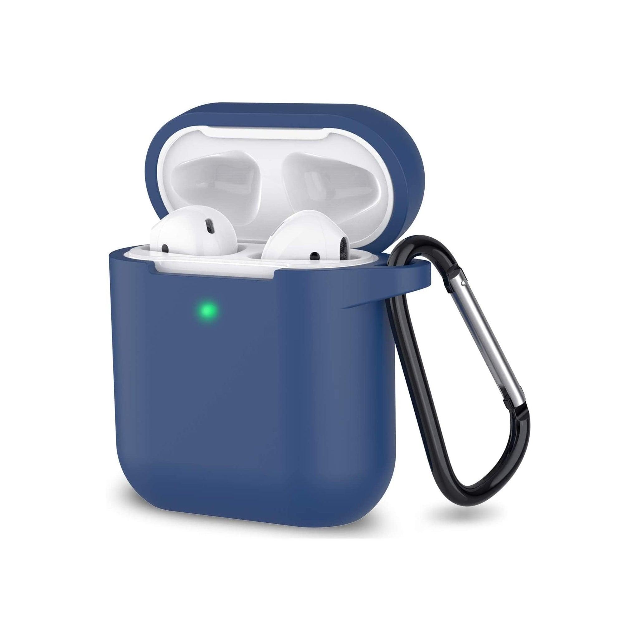 Silicone Case with Keychain Compatible with Apple AirPods 1/2 Generation - FR Fashion Co.