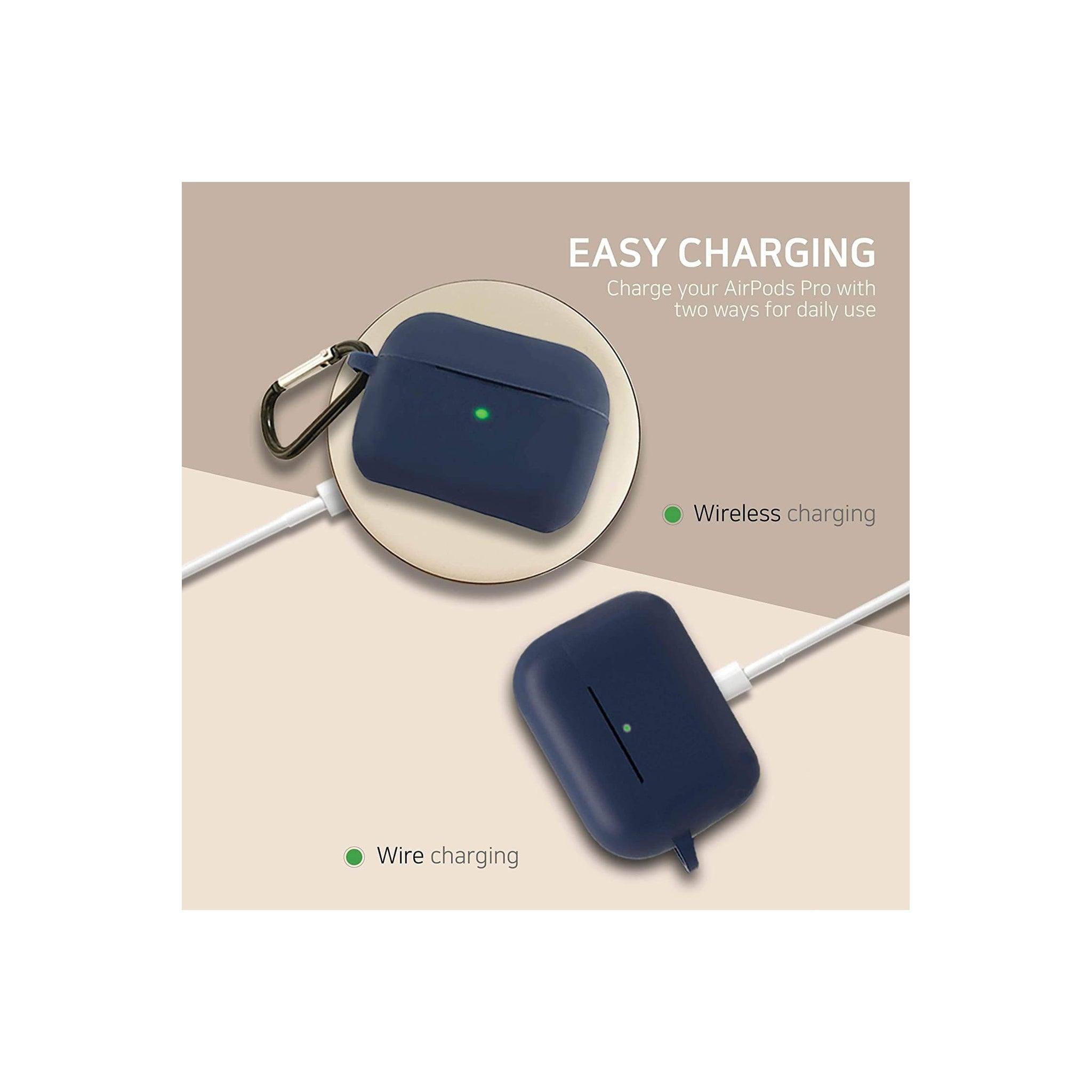 Silicone Case with Cleaning Kit Compatible with Apple AirPods Pro - FR Fashion Co.