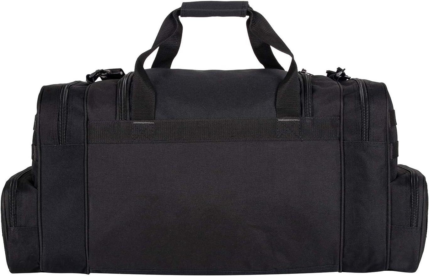 FR Fashion Co. Bolsa de lona táctica MOLLE de 22" para hombre