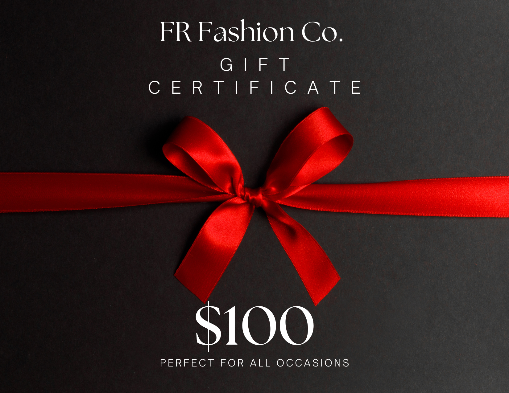 FR Fashion Co. Gift Card – The Perfect Gift for Every Occasion