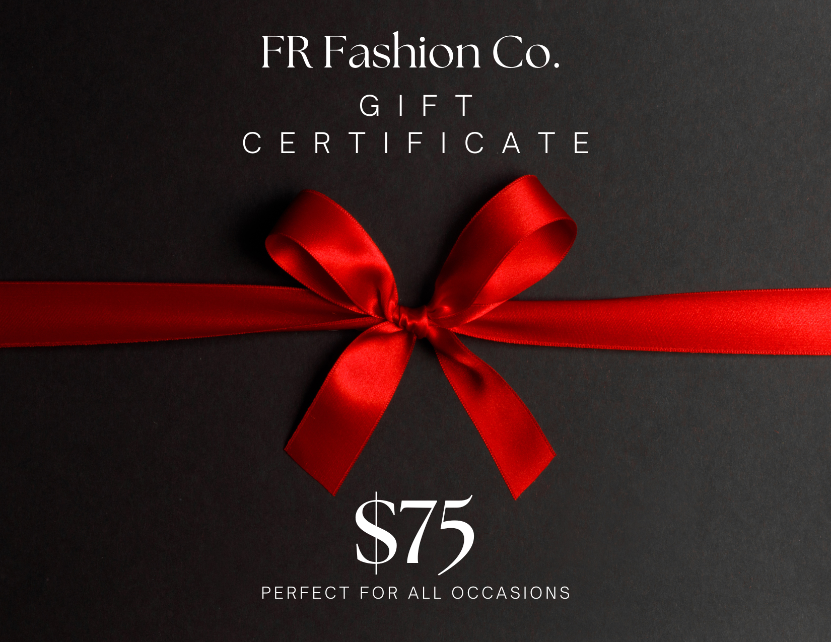 FR Fashion Co. Gift Card – The Perfect Gift for Every Occasion