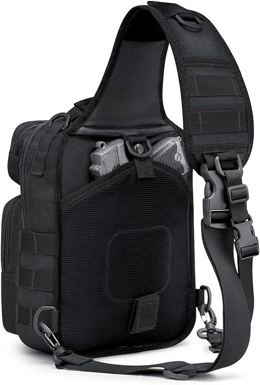 FR Fashion Co. 12" Compact Tactical MOLLE Sling Bag - FR Fashion Co. 