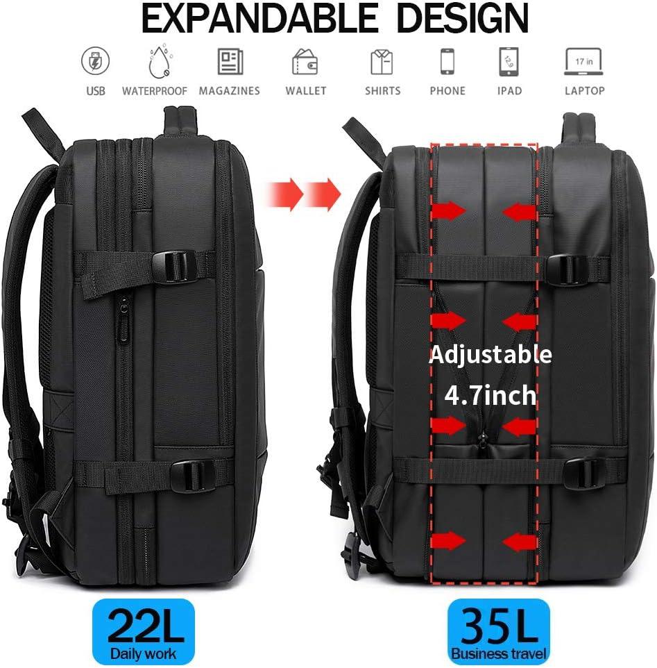 FR Fashion Co. 18" Men's Expandable Travel Backpack - FR Fashion Co. 