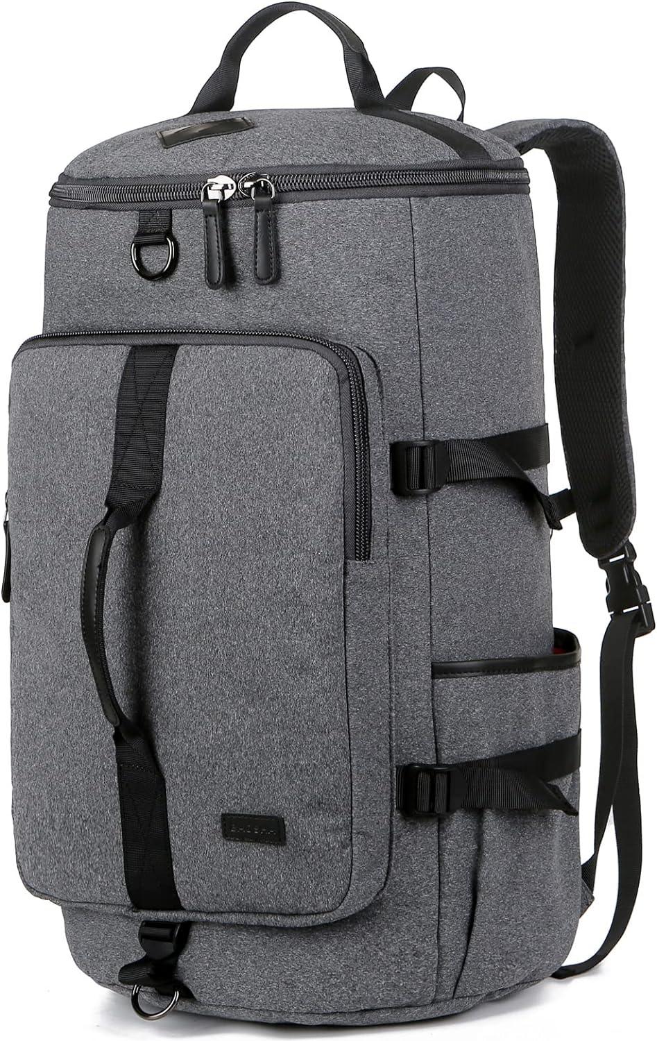 FR Fashion Co. 20" Men's Convertible Canvas Duffel Backpack - FR Fashion Co. 