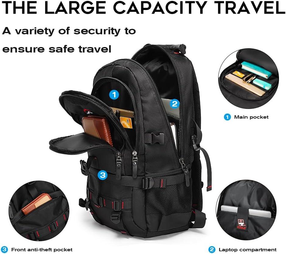 FR Fashion Co. 21" Men's Large Capacity Travel Backpack - FR Fashion Co. 