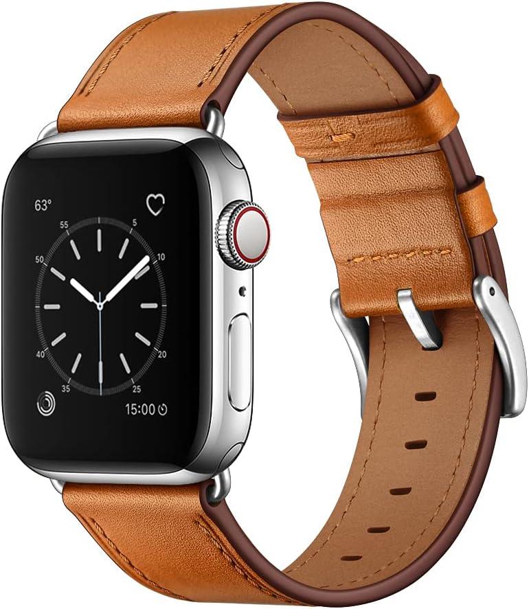 FR Fashion Co. Leather Band Replacement Strap Compatible with Apple Watch - FR Fashion Co. 