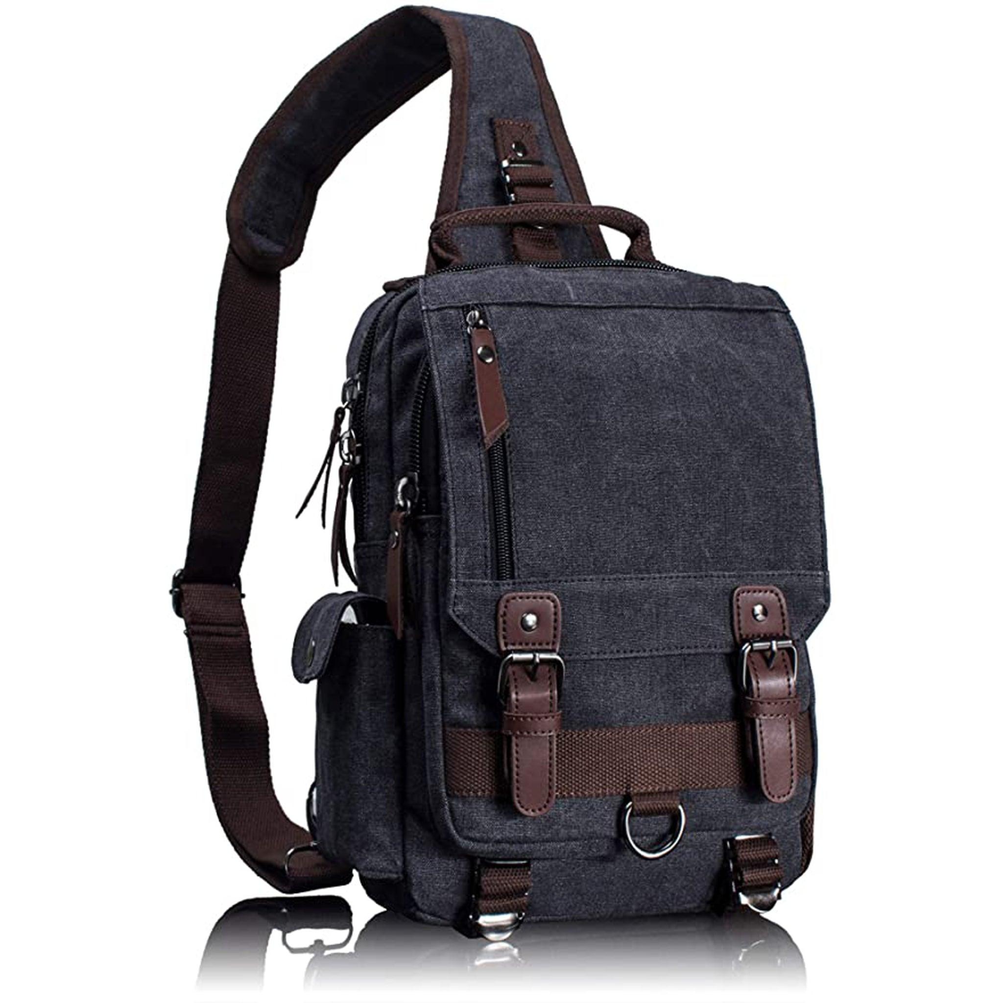 FR Fashion Co. 13" Versatile Canvas Crossbody Sling Bag - FR Fashion Co. 