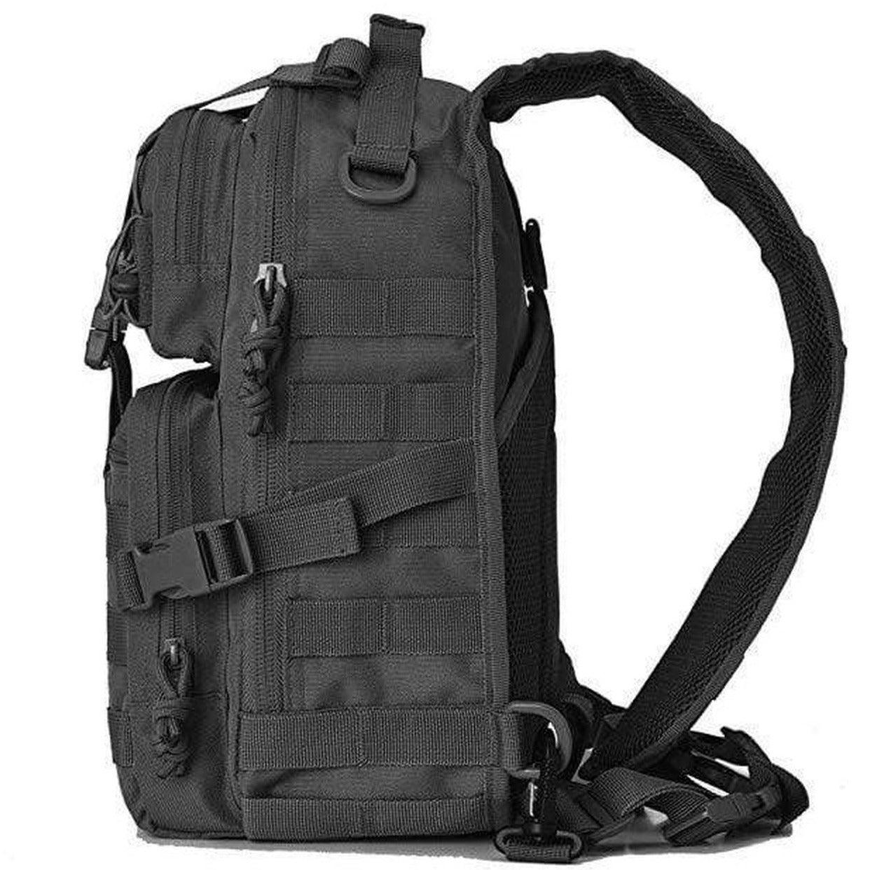 FR Fashion Co. 14" Men's MOLLE Tactical Armor Crossbody Sling Bag - FR Fashion Co. 