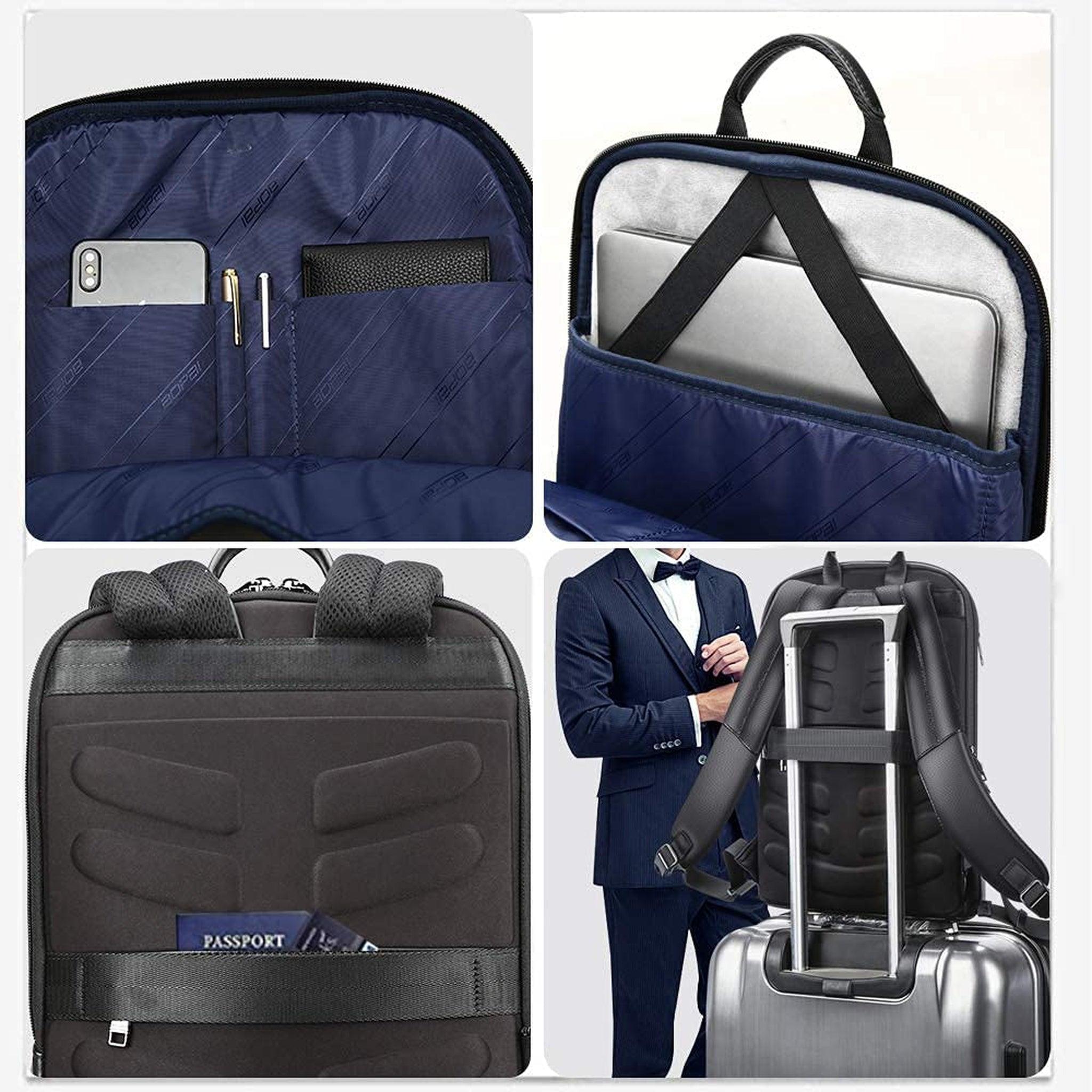 Anti-Theft Pocket Design Leather Backpack - FR Fashion Co.