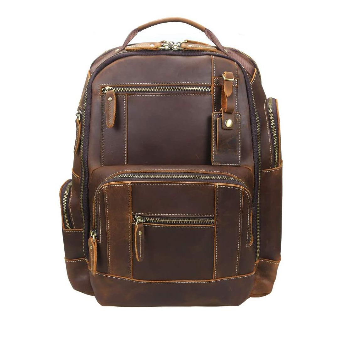Men's Genuine Leather Backpack - FR Fashion Co.