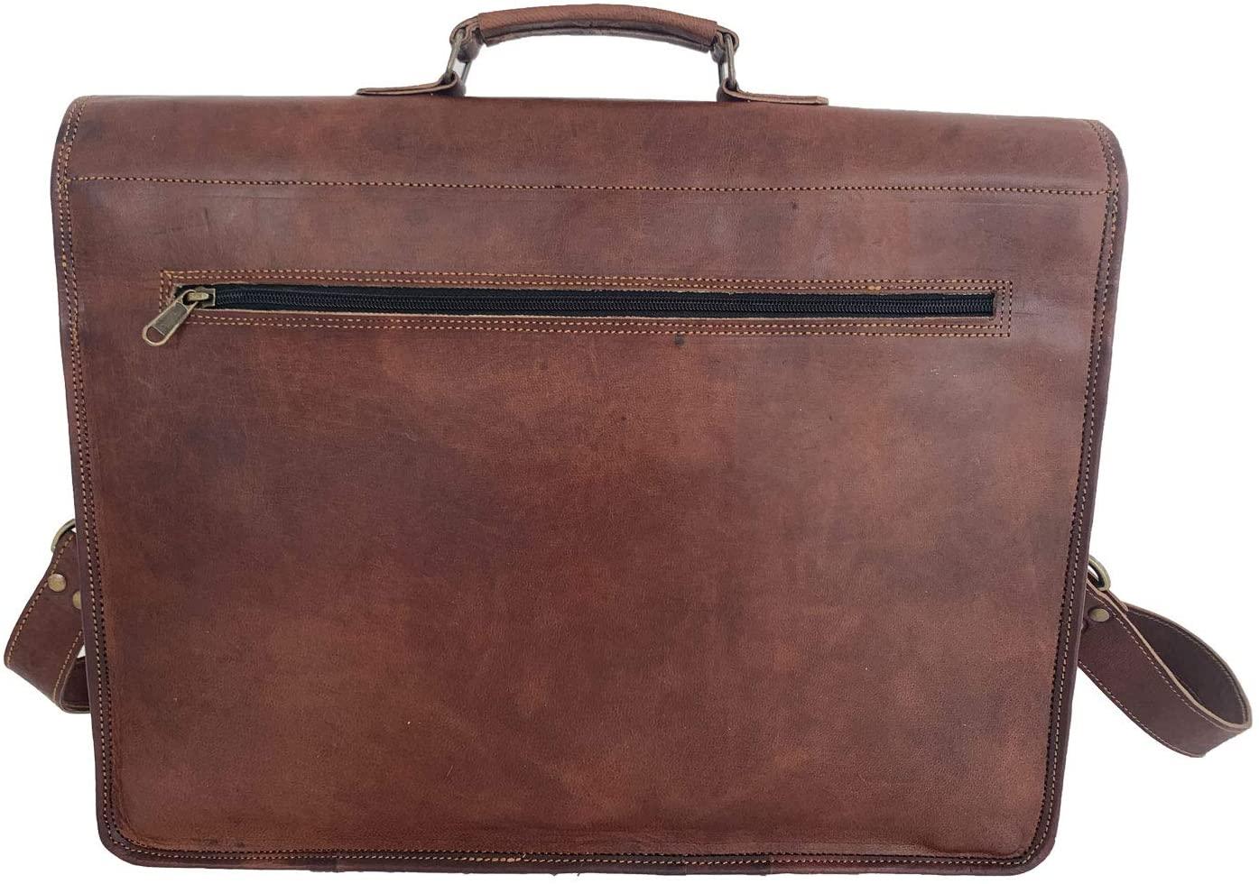 Modern Leather Satchel Messenger Bag - FR Fashion Co.