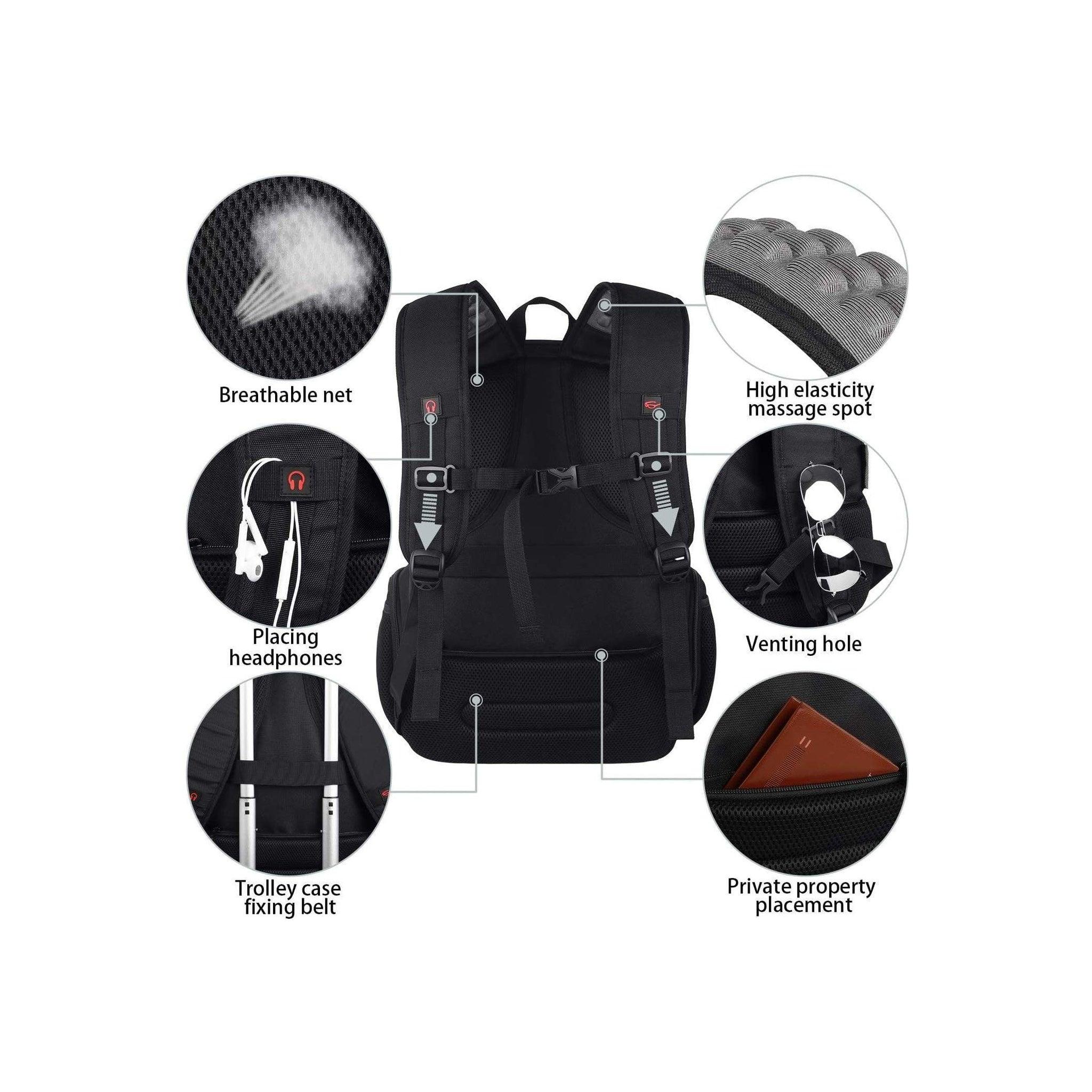 Fashionable TSA-Approved Travel Backpack - FR Fashion Co.