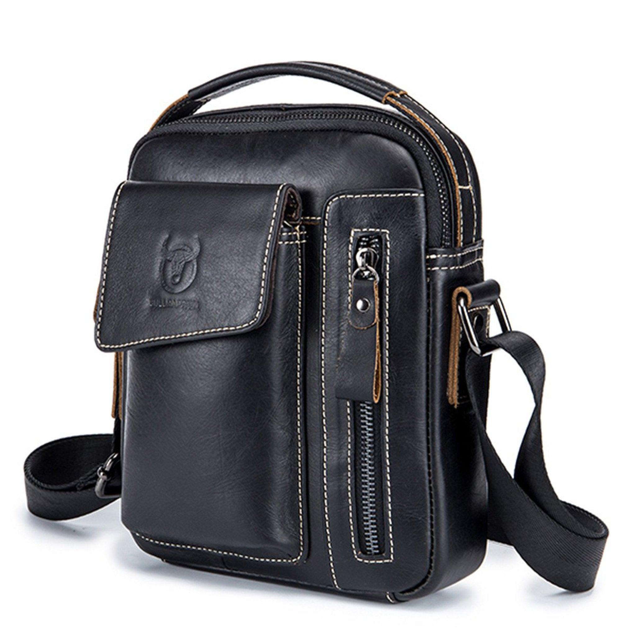 Genuine Leather Versatile Sling Bag - FR Fashion Co.