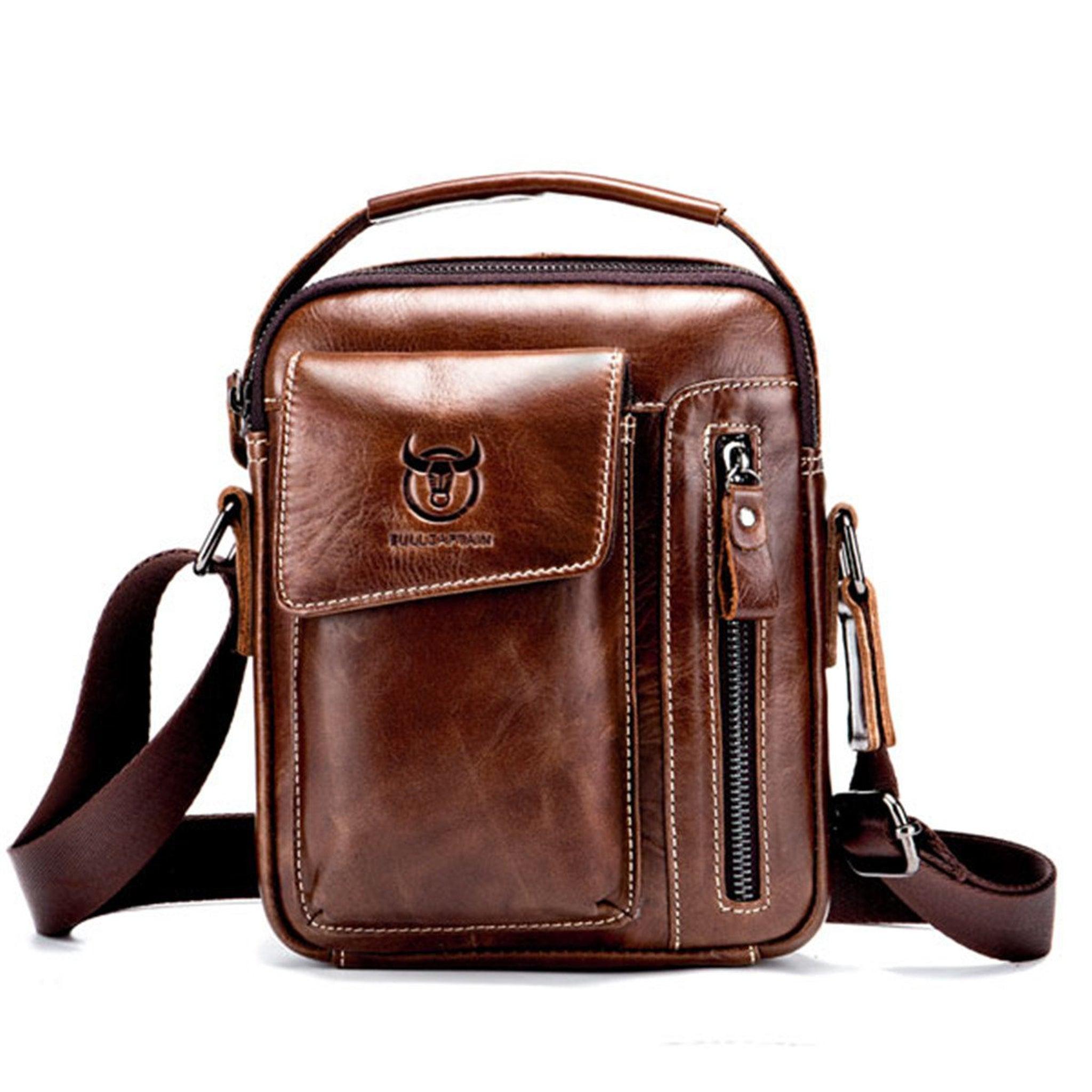 Genuine Leather Versatile Sling Bag - FR Fashion Co.